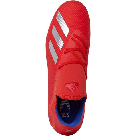 adidas voetbalschoenen x 18.3 fg rood|adidas Men's X 18.3 FG Soccer Cleats .